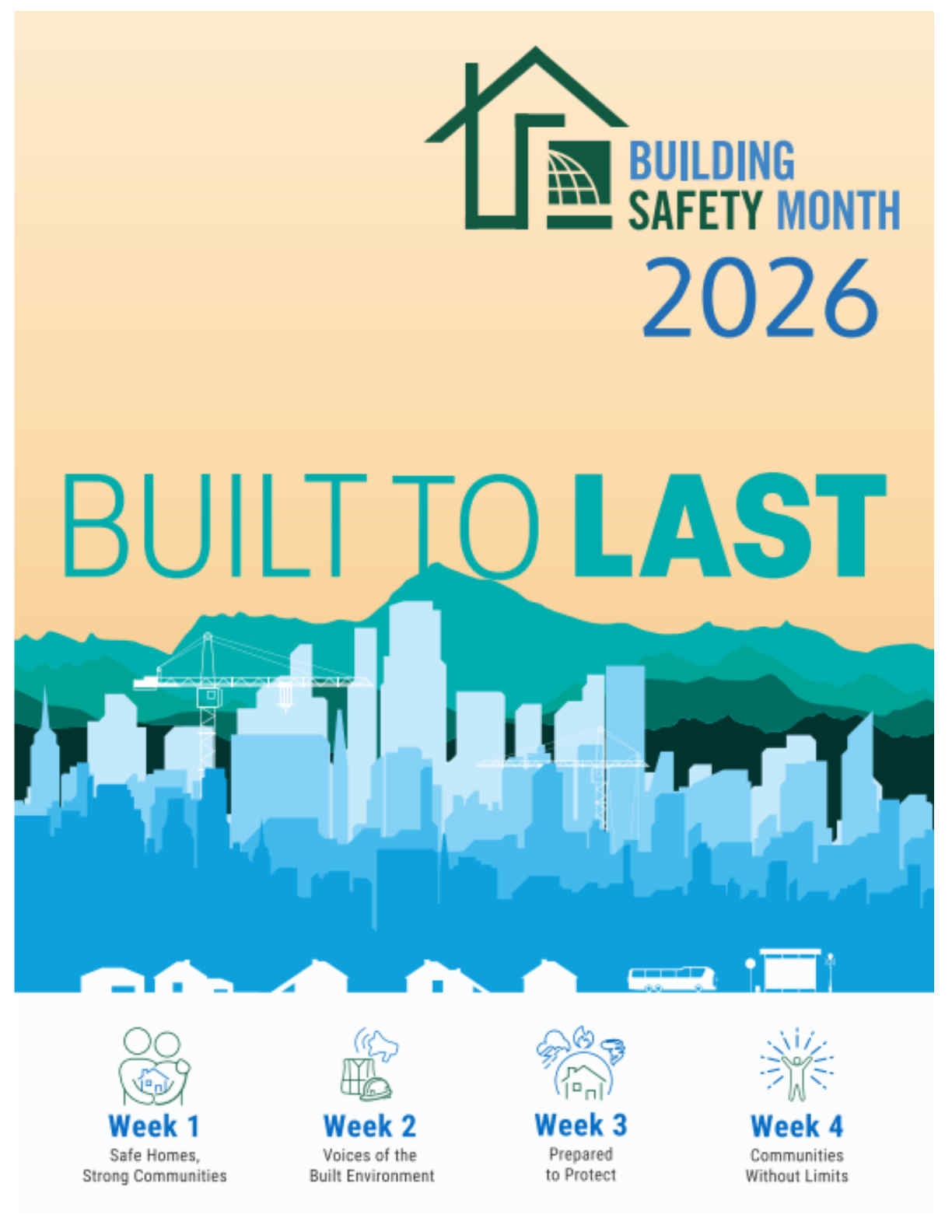 Building Safety Month Poster